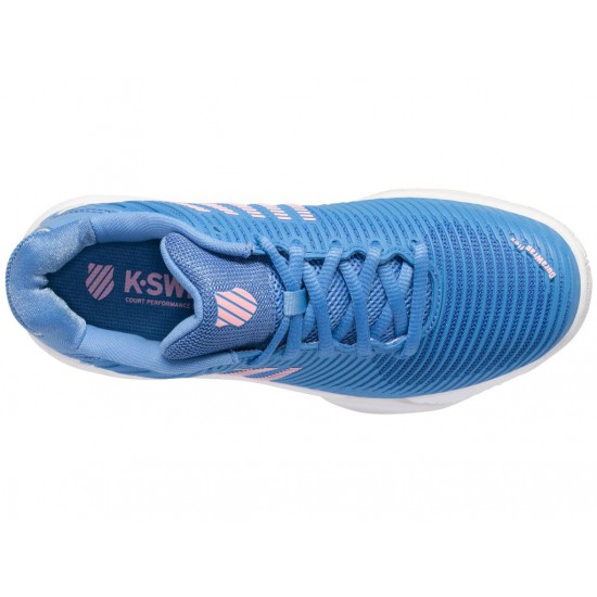 K-Swiss Hypercourt Express 2 Silver Lake Blue/White/Orchid Pink Women