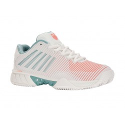 K-Swiss Hypercourt Express 2 Hb Clay Court Blanc De Blanc/Nile Blue/Desert Flower Women