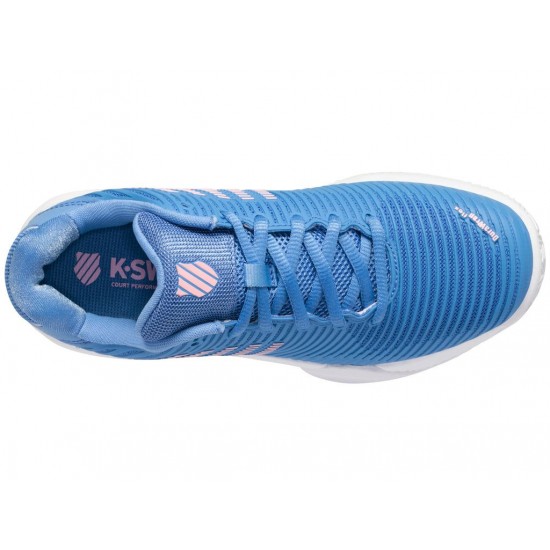 K-Swiss Hypercourt Express 2 Hb Clay Court Silver Lake Blue/White/Orchid Pink Women