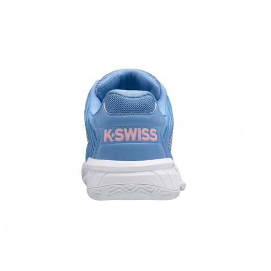 K-Swiss Hypercourt Express 2 Hb Clay Court Silver Lake Blue/White/Orchid Pink Women