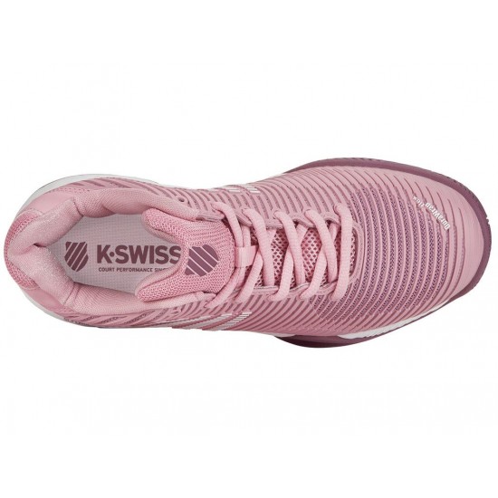 K-Swiss Hypercourt Express 2-Wide Cameo Pink/Grape Nectar/Orchid Haze Women