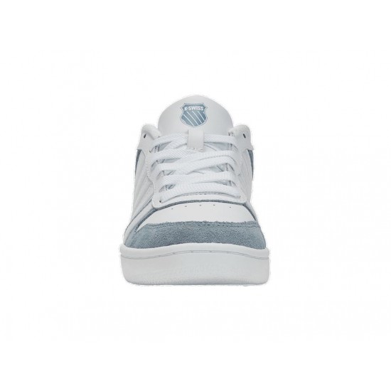 K-Swiss Court Palisades White/Ashley Blue/Iridescent Women