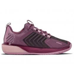 K-Swiss Ultrashot 3 Grape Nectar/Cameo Pink Women