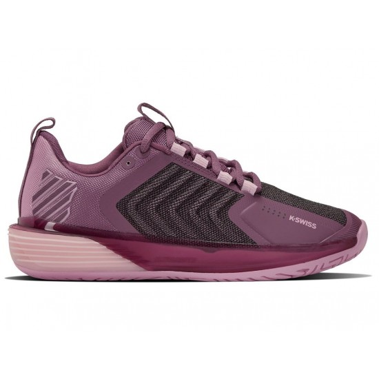 K-Swiss Ultrashot 3 Grape Nectar/Cameo Pink Women