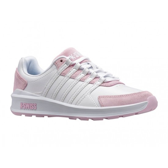 K-Swiss Vista Trainer White/Cherry Blossom/Pearlized Women