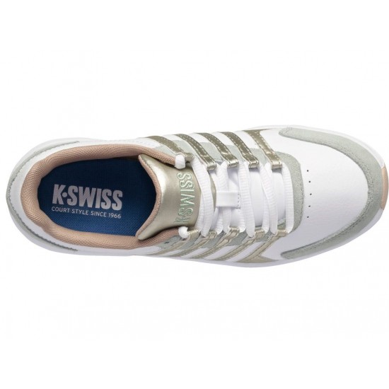 K-Swiss Vista Trainer White/Frosty Green/Champagne Women