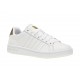 K-Swiss Court Tiebreak White/Gold Panther Women