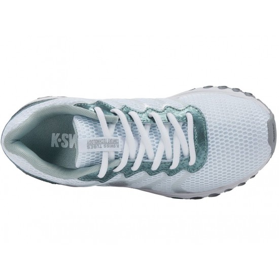 K-Swiss Tubes 200 White/Silver/Blue Panther Women