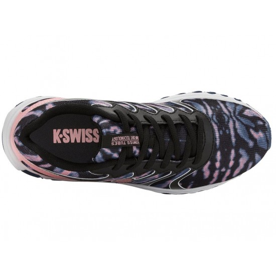 K-Swiss Tubes 200 Black/Peony/Rltel/Tiedy Women