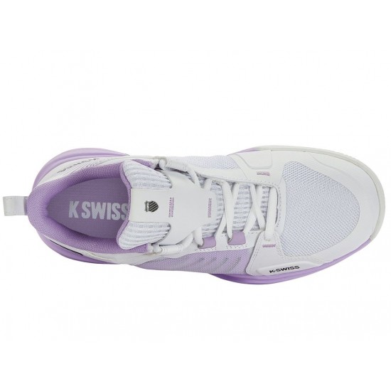 K-Swiss Ultrashot Team White/Purple Rose /Moonless Night Women