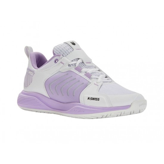 K-Swiss Ultrashot Team White/Purple Rose /Moonless Night Women