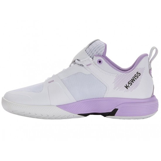 K-Swiss Ultrashot Team White/Purple Rose /Moonless Night Women