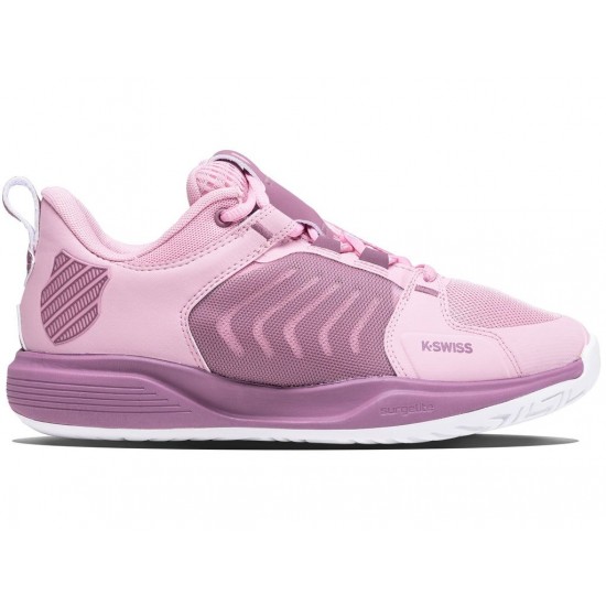 K-Swiss Ultrashot Team Cameo Pink/Grape Nectar/White Women