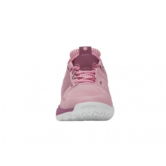 K-Swiss Ultrashot Team Cameo Pink/Grape Nectar/White Women