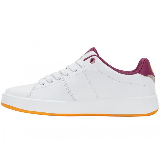 K-Swiss Court Cameo White/Festival Fuchsia/Radiant Yellow Women