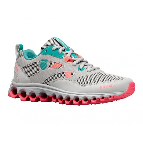 K-Swiss Tubes Trail 200 Lunar Rock/Blue Turquoise/Fluo Pink Women