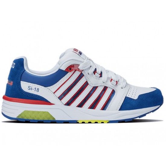 K-Swiss Si-18 Rannell White/Blue/Red/Sulphur Women