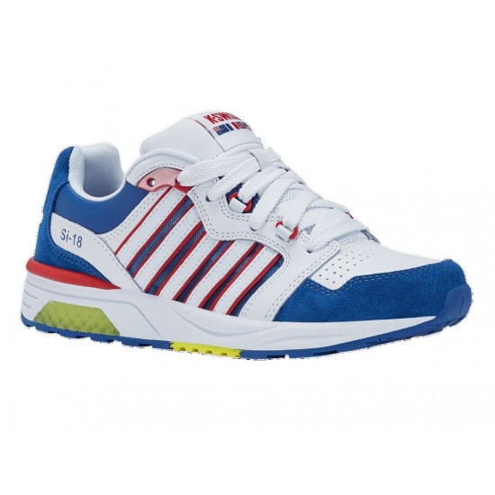 K-Swiss Si-18 Rannell White/Blue/Red/Sulphur Women