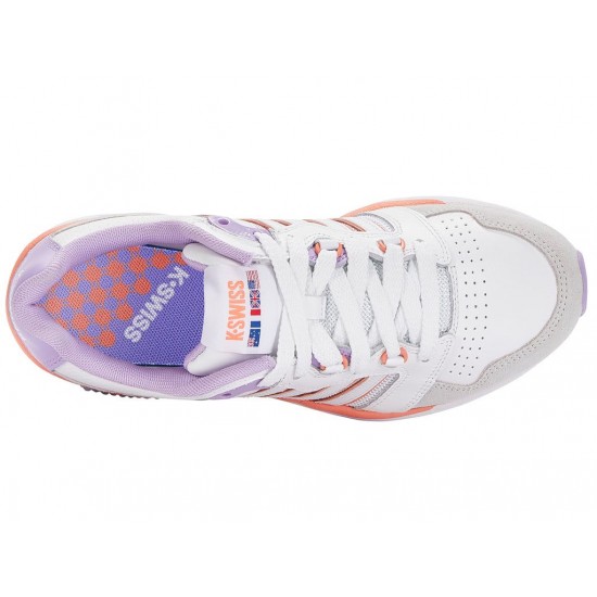 K-Swiss Si-18 Rannell White/Purple Rose/Canyon Sunset Women