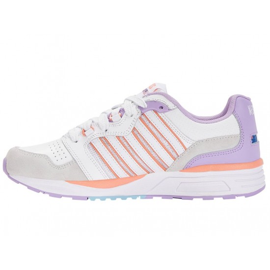 K-Swiss Si-18 Rannell White/Purple Rose/Canyon Sunset Women