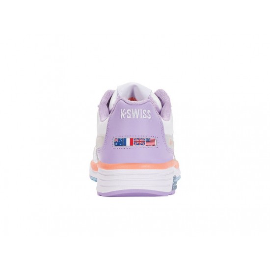 K-Swiss Si-18 Rannell White/Purple Rose/Canyon Sunset Women