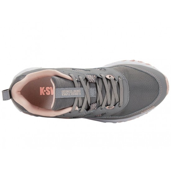 K-Swiss Tubes Trail 200 Se Frost Gray/Peach Whip/Reflective Women