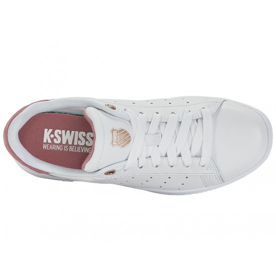 K-Swiss Classic Pf White/Foxglove/Rose Gold Women