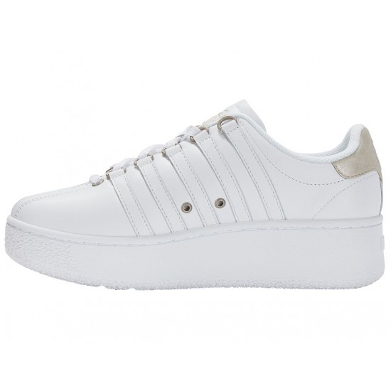 K-Swiss Classic Vn Platform White/Champagne Gold Women