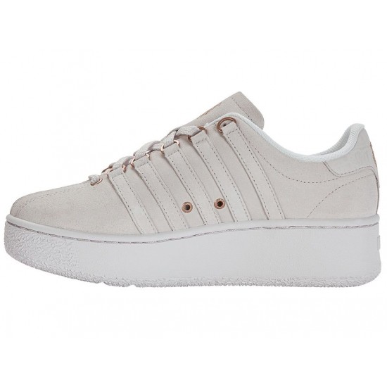 K-Swiss Classic Vn Platform Suede Nimbus Cloud/Rose Gold Women