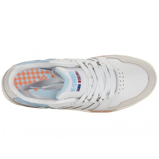 K-Swiss Si-18 Rival White/Sky Blue/Canyon Sunset Women