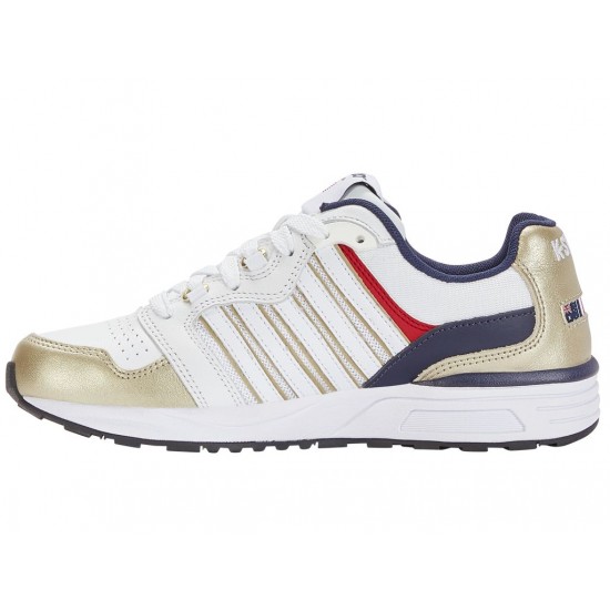 K-Swiss Si-18 Rannell Usa Wht/Gold/Peacot Women