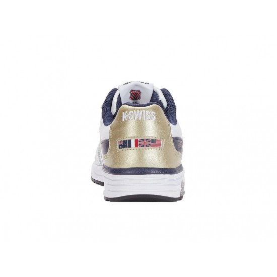 K-Swiss Si-18 Rannell Usa Wht/Gold/Peacot Women